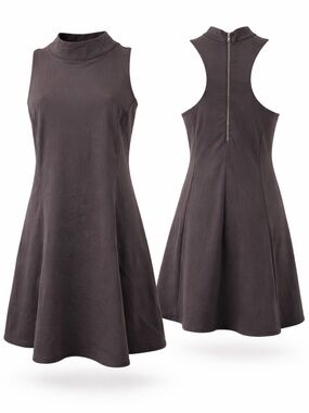 Outdoor Voices Womens Sleeveless Black Zoom Bloom Dress Size Medium NWT